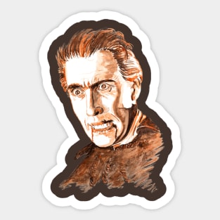 Dracula-Christopher Lee Classic Sticker